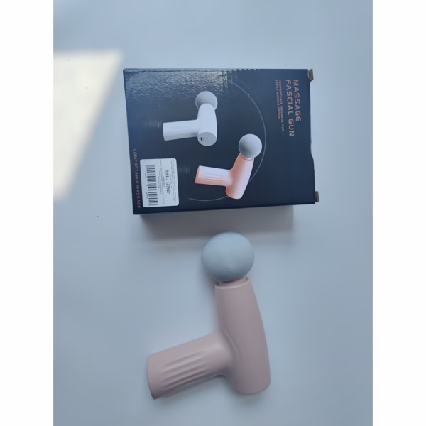 Mini Aparat de Masaj, Flippy, Tip Pistol, Incarcare USB Tip C, Portabil, Pentru Relaxare Musculara, Autonomie 120 Min, 3 Trepte de Viteza, Roz - imagine 14
