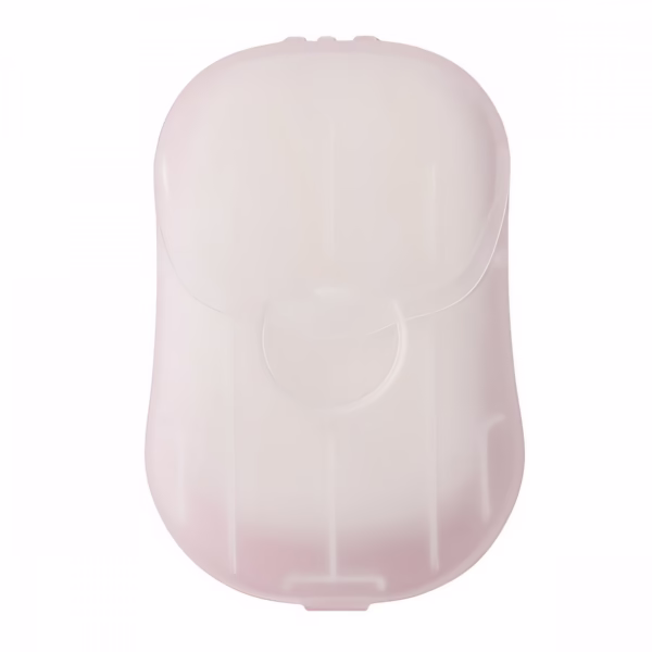 Mini Cutie de Sapun din Hartie, Flippy, de Unica Folosinta, Portabila, Potrivit pentru Calatorii, 20 buc, Alb - imagine 3