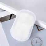 Mini Cutie de Sapun din Hartie, Flippy, de Unica Folosinta, Portabila, Potrivit pentru Calatorii, 20 buc, Alb - imagine 7