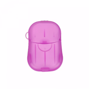 Mini Cutie de Sapun din Hartie, Flippy, de Unica Folosinta, Portabila, Potrivit pentru Calatorii, 20 buc, Roz