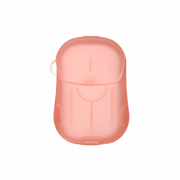 Mini Cutie de Sapun din Hartie, Flippy, de Unica Folosinta, Portabila, Potrivit pentru Calatorii, 20 buc, Portocaliu - imagine 1