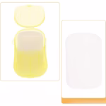 Mini Cutie de Sapun din Hartie, Flippy, de Unica Folosinta, Portabila, Potrivit pentru Calatorii, 20 foite, Galben - imagine 5