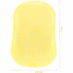 Mini Cutie de Sapun din Hartie, Flippy, de Unica Folosinta, Portabila, Potrivit pentru Calatorii, 20 foite, Galben - imagine 6