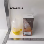 Mini Shaker Manual pentru Oua, Flippy, pentru Galbenusuri si Albusuri, Mixer Amestecare, 15x6 cm, Galben - imagine 2