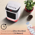 Mini incalzitor portabil Flippy cu telecomanda, afisaj digital, sincronizare inteligenta, lumina de noapte colorata - imagine 6