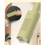 Mini Mop, Flippy, Pentru Uz Casnic, Sistem Autostoarcere, Portabil, Mop cu Burete, Rotire 180°,15 x 27.5 cm, Verde - imagine 3