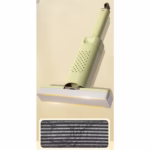 Mini Mop, Flippy, Pentru Uz Casnic, Sistem Autostoarcere, Portabil, Mop cu Burete, Rotire 180°,15 x 27.5 cm, Verde - imagine 6