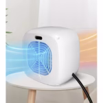 Mini radiator electric portabil Flippy, 800 W, 2 trepte, 150x120x175 mm, alb - imagine 5