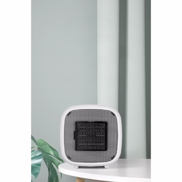 Mini radiator electric portabil Flippy, 800 W, 2 trepte, 150x120x175 mm, alb - imagine 6