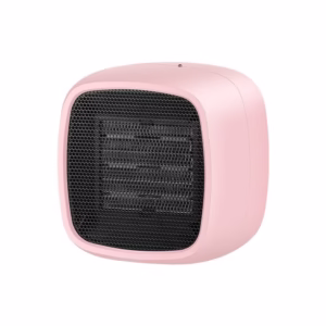 Mini radiator electric portabil Flippy, 800 W, 2 trepte, 150x120x175 mm, roz