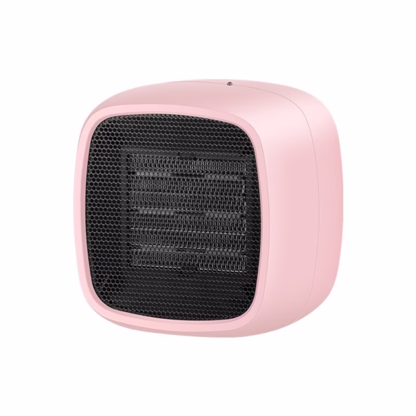 Mini radiator electric portabil Flippy, 800 W, 2 trepte, 150x120x175 mm, roz - imagine 1