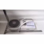Mini ventilator pentru birou cu usb, Flippy, rotire 360 grade, 3 viteze, 1500 mA, 13.5 x 12,8, Alb - imagine 8