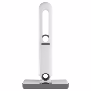 Mop de Mana Flippy, Mini-Portabil, cu Sistem de Stoarcere, Dispozitiv de Curatat Manual, cu Burete Absorbant, din PVA, 29.5 x 15.5 cm, 3 Rezerve, Alb
