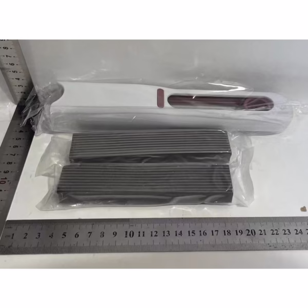 Mop de Mana Flippy, Mini-Portabil, cu Sistem de Stoarcere, Dispozitiv de Curatat Manual, cu Burete Absorbant, din PVA, 29.5 x 15.5 cm, 2 Rezerve, Alb - imagine 8