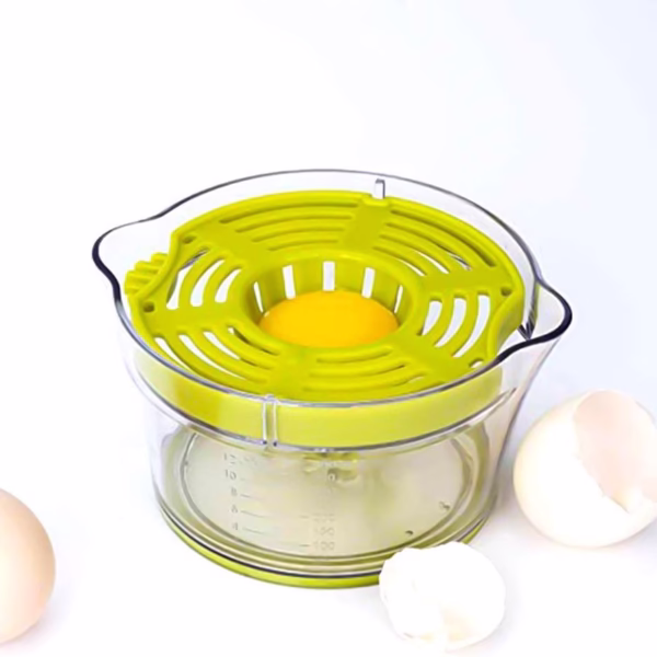 Storcator de Fructe 2 in 1, Flippy, cu Razatoare si Separator Ou, 14.8 x 8 x 13 cm, Verde - imagine 3
