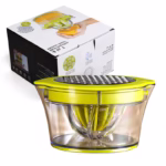 Storcator de Fructe 2 in 1, Flippy, cu Razatoare si Separator Ou, 14.8 x 8 x 13 cm, Verde - imagine 4