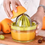 Storcator de Fructe 2 in 1, Flippy, cu Razatoare si Separator Ou, 14.8 x 8 x 13 cm, Verde - imagine 5