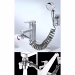 Set Extensie de Dus, Flippy, pentru Baterie Baie sau Bucatarie, 4 Piese, Filtru de Ioni Negativi, Furtun Flexibil de 1.5 Metri, Argintiu - imagine 8