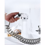 Set Extensie de Dus, Flippy, pentru Baterie Baie sau Bucatarie, 4 Piese, Filtru de Ioni Negativi, Furtun Flexibil de 1.5 Metri, Argintiu - imagine 9