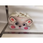 Geantă Frigorifică, Flippy, cu Desene Animat 3D, Portabilă pentru Copii, de Prânz, din Pânză Oxford, 27.5x18x20 cm, Model Soricel, Bej - imagine 2