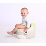 Olita pentru Copii, Flippy, 3 in 1, Detasabila, Inaltator, Reductor WC, cu Capac, 100 de Saci de Unica Folosinta, Gri - imagine 4