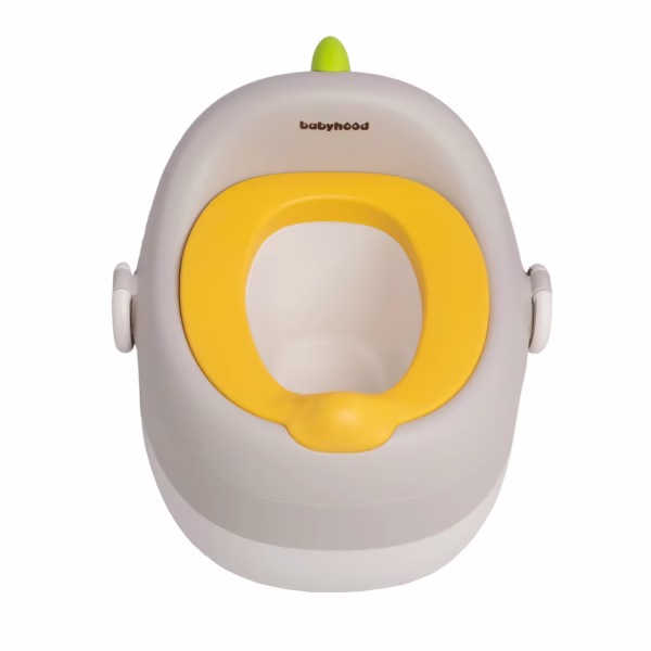 Olita pentru Copii, Flippy, 3 in 1, Detasabila, Inaltator, Reductor WC, cu Capac, 100 de Saci de Unica Folosinta, Gri - imagine 5