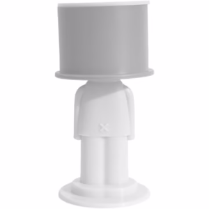 Opritor de Usa, Flippy, din Silicon, Model Magicial, cu Prindere de Perete, Anti-Coliziune, 4x 8.5 cm, Gri
