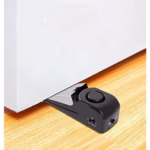 Opritor pentru Usa cu Alarma, Flippy, 120DB, cu Baterii, cu 3 Trepte de Sensibilitate, Antialunecare, Buton ON-OFF, 14x4.5x4 cm, Negru - imagine 6