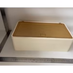 Organizator Cosmetice, Flippy, Montare pe Perete fara Perforare, 36.5x10.9x20 cm, cu 3 Rafturi, din PP si ABS, Bej, Usa Transparenta - imagine 2