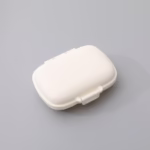 Organizator medicamente, Plastic, 8 compartimente, 0.1 L, Alb, Flippy, 11 x 7 cm - imagine 3
