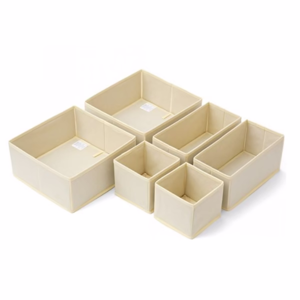 organizator-pentru-sertar-flippy-3-marimi-pentru-lenjerie-tricouri-sosete-6-piese-pliabil-stivuibil-main-677d525f83b10 Organizator pentru Sertar, Flippy, 3 Marimi, pentru Lenjerie, Tricouri, Sosete, 6 Piese, Pliabil, Stivuibil, din Tesatura, Alb - imagine 1