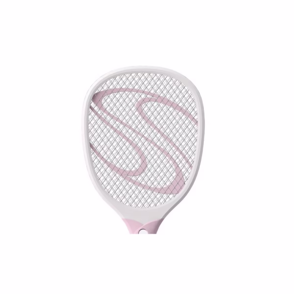 Paleta Electrica pentru Tantari, Muste sau Insecte LED, Flippy, Plastic, Casa si Gradina, Anti-insecte, Alb-Roz - imagine 4