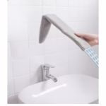Pamatuf pentru Curatat Praful, Flippy, Model Slim pentru Zone Greu Accesibile, Maner Extensibil, Laveta Microfibra Inclusa, Usor de Curatat, Albastru Gri - imagine 4