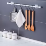 Set 2 Carlige Adezive Transparente, Flippy, Rezistente la Apa, 5 kg, Plastic, 6x6x4 cm - imagine 4