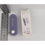 Peeler pentru Legume si Fructe, Flippy, 3.6 x 9.1 cm, Multifunctional, Curatator Pliabil, din ABS si Otel Inoxidabil, Mov - imagine 2