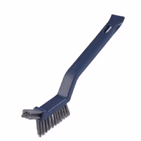 Perie 3in1 de Curatat Podele si Rosturi, Flippy, Lungime Maner 28 cm, Peri din PP, Otel si Plastic, Cleste pentru Scame si Par Inclus, Albastru - imagine 8