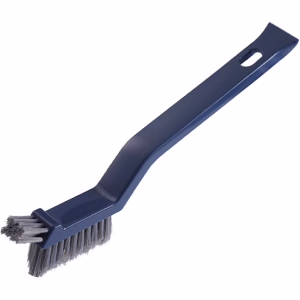 Perie 3in1 de Curatat Podele si Rosturi, Flippy, Lungime Maner 28 cm, Peri din PP, Otel si Plastic, Cleste pentru Scame si Par Inclus, Albastru - imagine 6