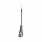 Perie de Curatat Pahare, Sticle, Biberoane, Flippy, cu Maner Lung, Uz Casnic, Silicon, Ergonomic, 3.9x5.4x38.5cm, Verde