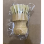 Perie de Curatat Vase si Alimente, Flippy, din Lemn de Fag, 8 x 5 cm, Perie din Sisal, Bej - imagine 7