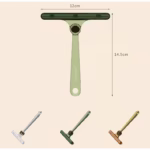 Perie de Indepartare a Scamelor, Flippy, pentru Haine si Par de Animale, cu Doua Fete, Manual, Multifunctional, 12x14.5 cm, Accesoriu pentru Casa, Verde - imagine 8