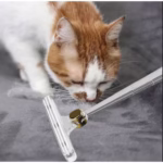Perie de Indepartare a Scamelor, Flippy, pentru Haine si Par de Animale, cu Doua Fete, Manual, Multifunctional, 12x14.5 cm, Accesoriu pentru Casa, Alb - imagine 7