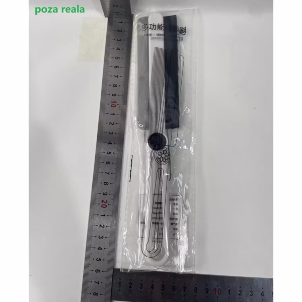 Perie Multifunctionala si Stergator, Flippy, Pentru Spatii Greu Accesibile, 24.7 x 4.5 cm, Alb - imagine 2