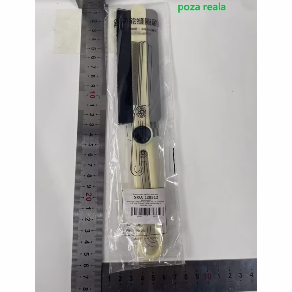 Perie Multifunctionala si Stergator, Flippy, Pentru Spatii Greu Accesibile, 24.7 x 4.5 cm, Alb Laptos - imagine 3