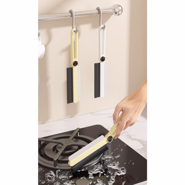 Perie Multifunctionala si Stergator, Flippy, Pentru Spatii Greu Accesibile, 24.7 x 4.5 cm, Alb Laptos - imagine 4