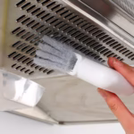 Perii de Curatat 2 in 1, Flippy, Perii pentru Canalele din Ferestre si Usi, Perii pentru Colturi Moarte, pentru Geamuri, locuri greu de accesat, Alb - imagine 4