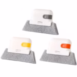 Perii de Curatat 2 in 1, Flippy, Perii pentru Canalele din Ferestre si Usi, Perii pentru Colturi Moarte, pentru Geamuri, locuri greu de accesat, Alb