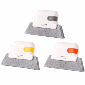 Perii de Curatat 2 in 1, Flippy, Perii pentru Canalele din Ferestre si Usi, Perii pentru Colturi Moarte, pentru Geamuri, locuri greu de accesat, Alb