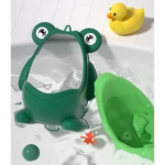 Pisoar pentru Baieti, Flippy, 0-8 Ani, in Forma de Broasca, Perie Inclusa, Montare pe Perete, Carlig Autoadeziv Inclus, 29 x 22.5 cm, Verde - imagine 6