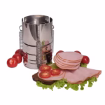Presa din inox Flippy, pentru preparat sunca presata, cu capac, dimensiune reglabila in 3 trepte, 15 x 15 x 18 cm, argintiu - imagine 10