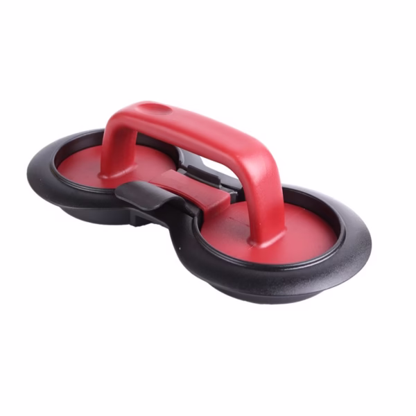 Presa dubla pentru hamburgeri 2 in 1, forma si presa, cu maner, material ABS, 20x10 cm, 140 g, negru - imagine 1